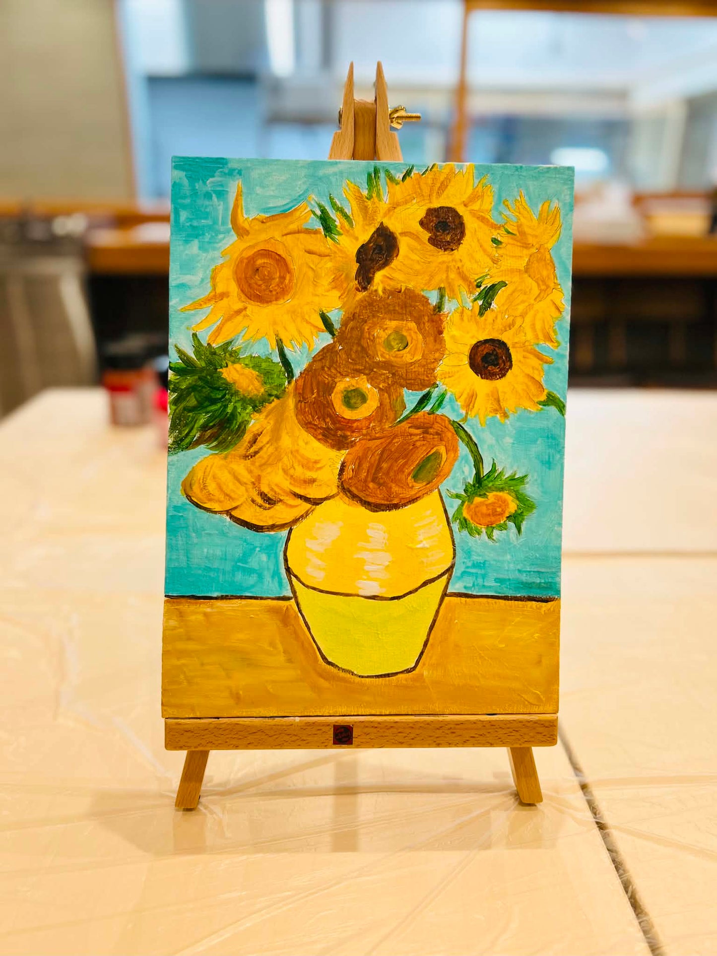 2026年10月3日(土)17:00-19:00 【ゴッホ/ひまわり(下書きあり)】