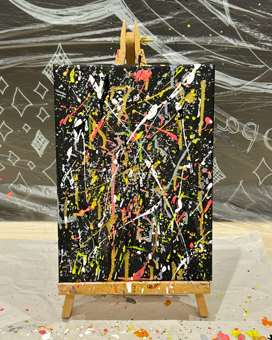 2026年5月9日(土)17：00-19：00 【ポロック風 アクションペインティング】