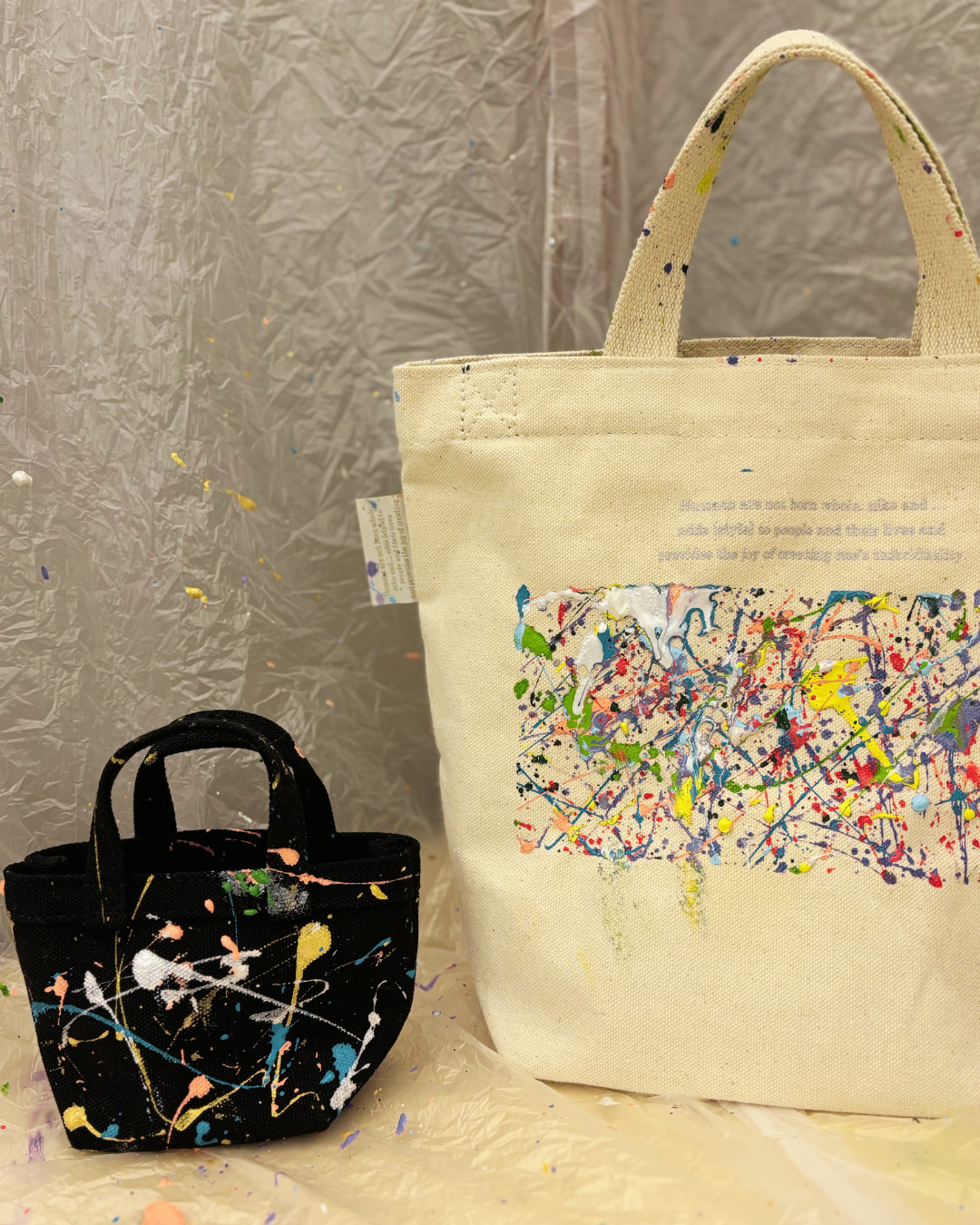 2026年5月9日(土)17：00-19：00 【ポロック風 アクションペインティング】